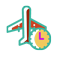 drone flight time icon